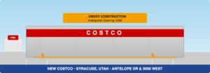 New Costco under construction Syracuse Utah Antelope Drive 3000 West