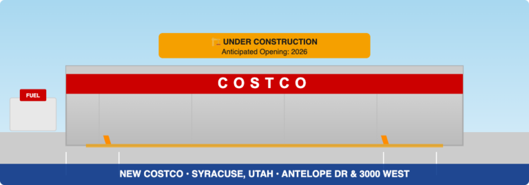 New Costco under construction Syracuse Utah Antelope Drive 3000 West
