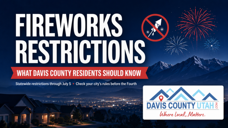 Utah’s Statewide Fireworks Restrictions: What They Mean for Davis County This July