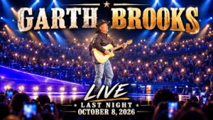 Garth Brooks performing on opening night at the Delta Center in Salt Lake City, Oct. 8, 2026