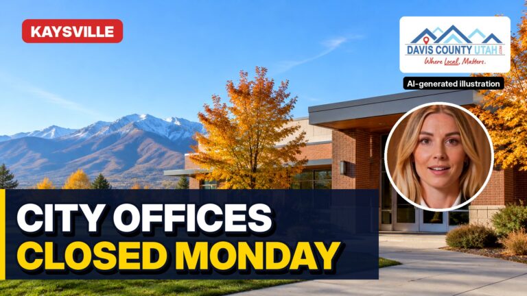 This Week in Kaysville: Planning Commission, Columbus Day Closure, City Council (Oct 8–15)