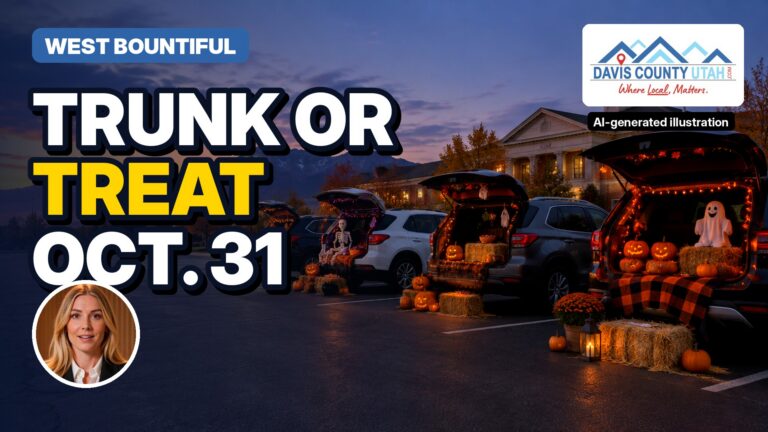 This Week in West Bountiful: Trunk or Treat, Recycling Pickup, Veteran Signs (Oct 22–31)