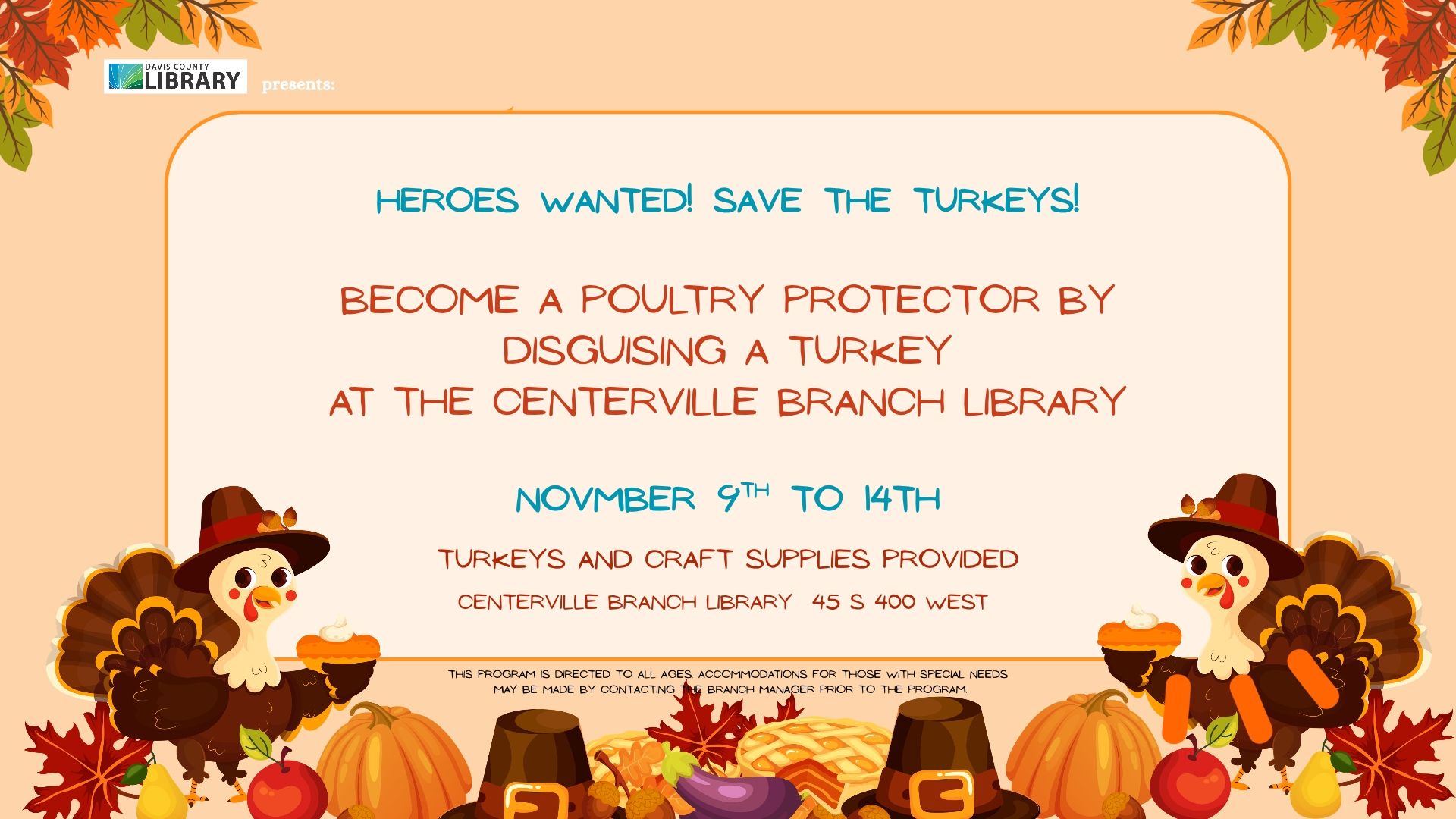 Davis County Library event image