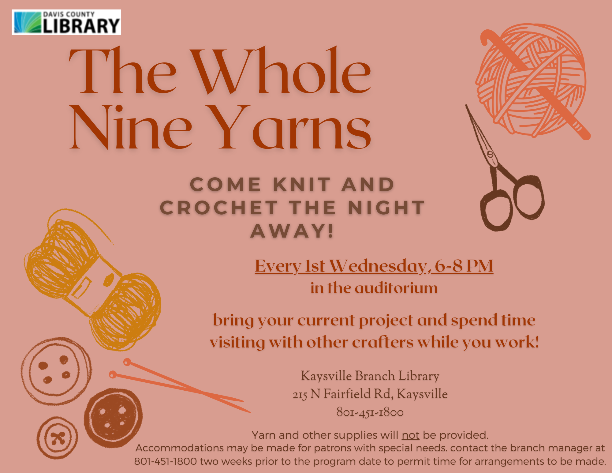 Davis County Library auditorium event