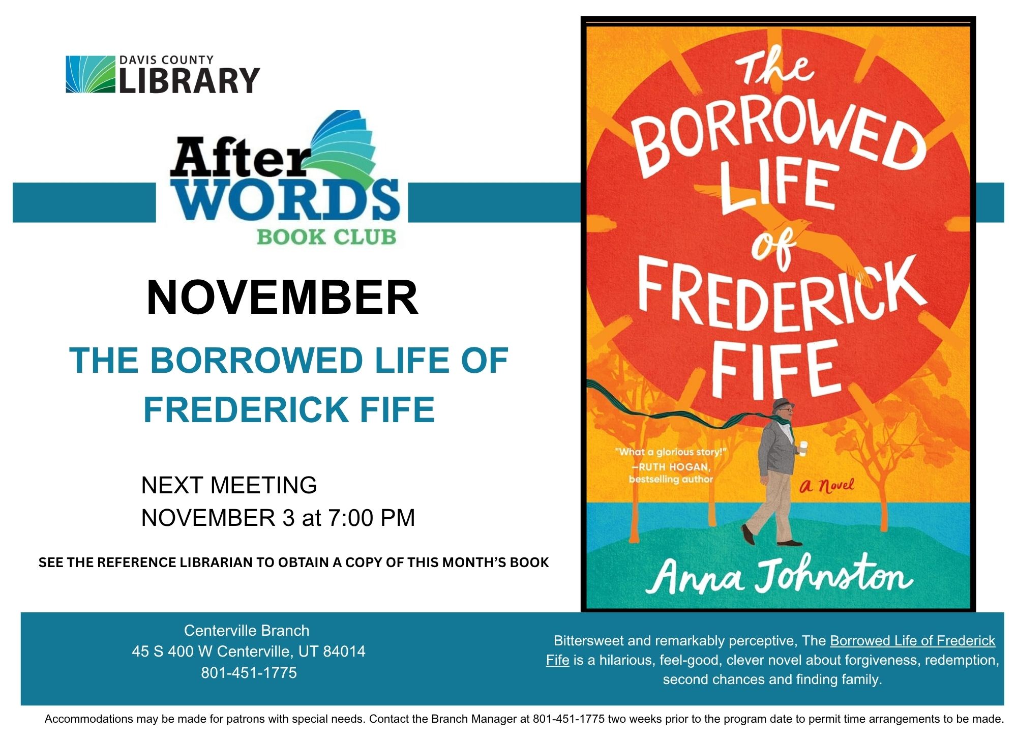 Davis County Library book event