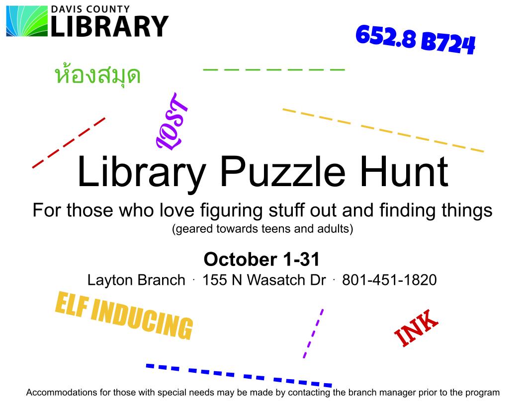 Davis County Library event image