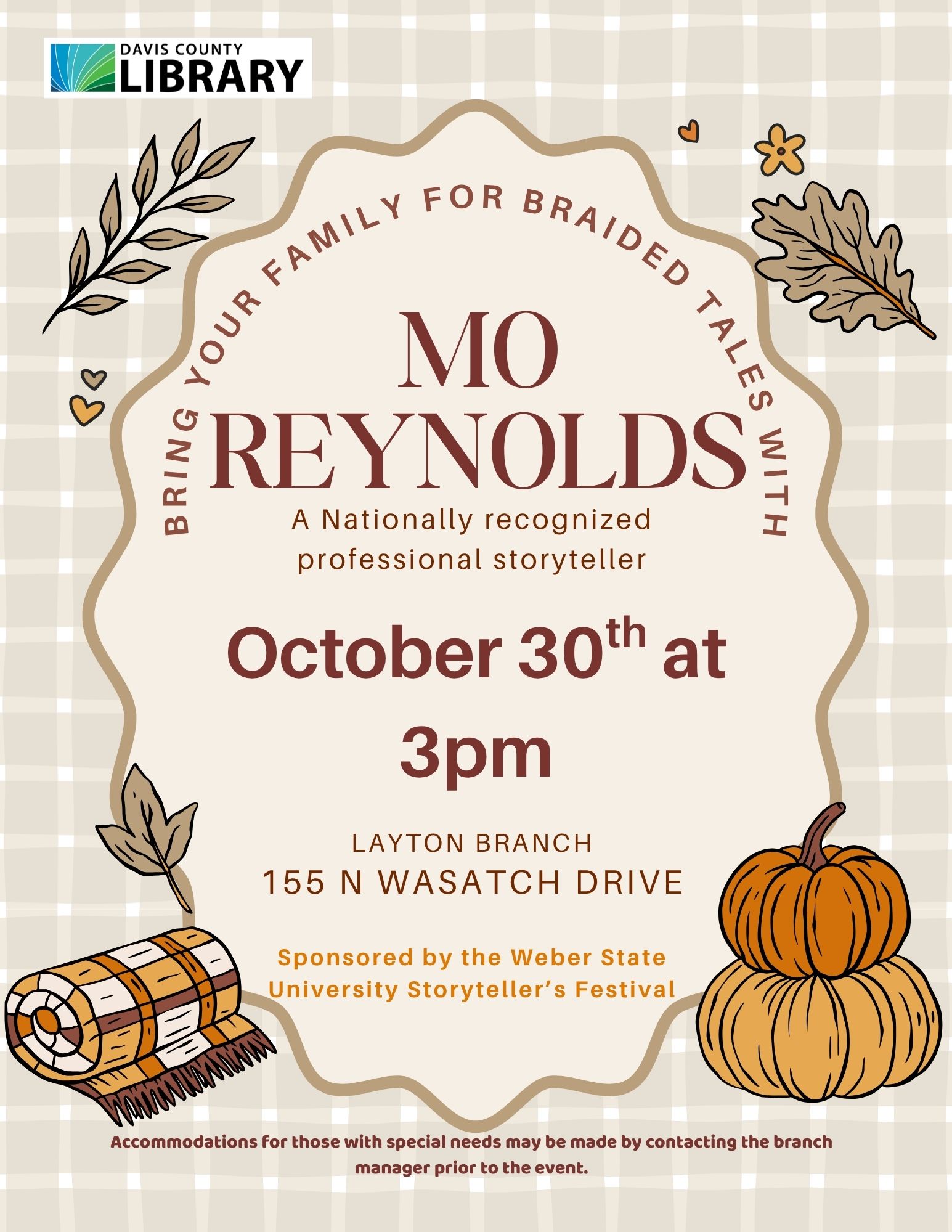 Storytelling featuring Mo Reynolds