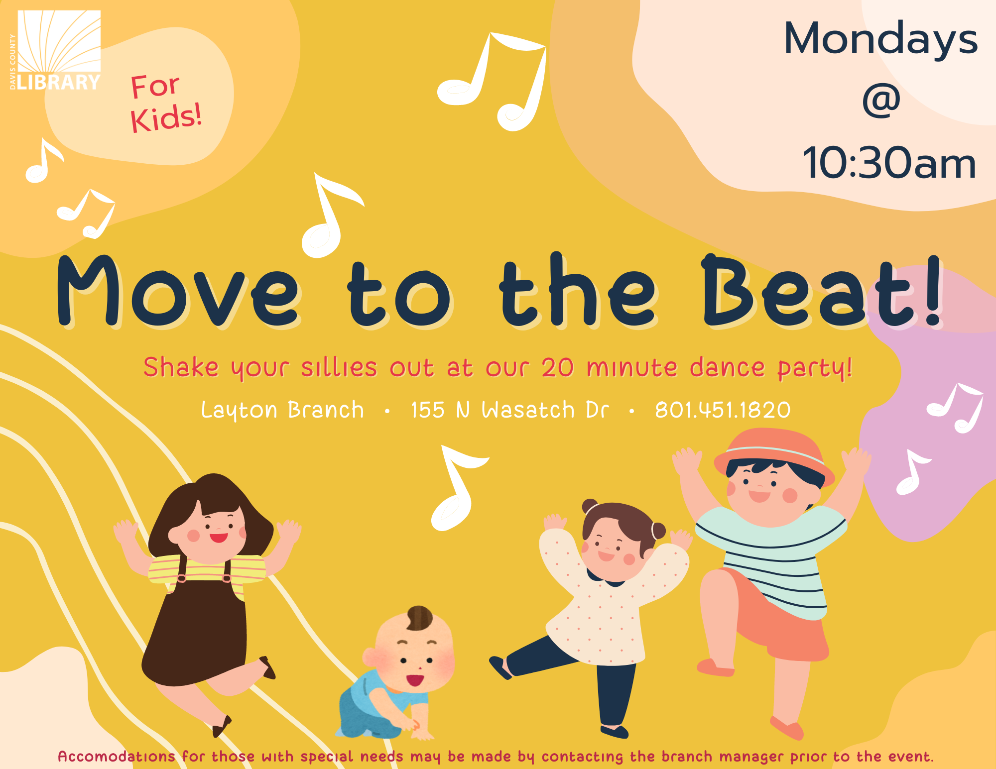 Move to the Beat, Davis County Library